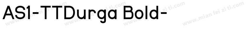 AS1-TTDurga Bold字体转换
